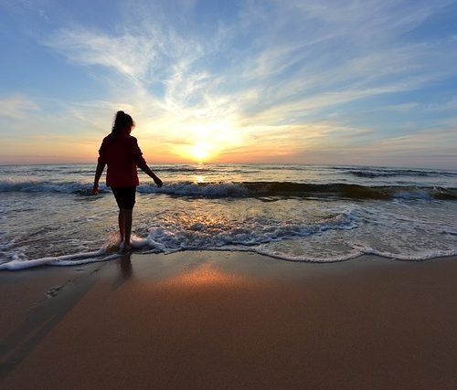 plaża, bałtyk, rewal